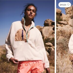 Free People outdoor styled pullover